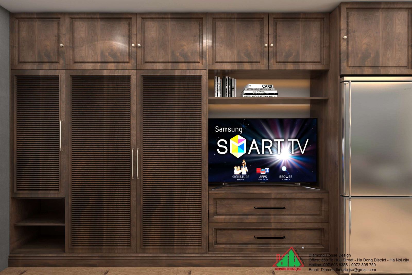 thiết kế chung cư đẹp căn hộ 34m2