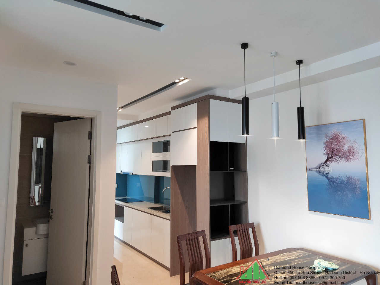 Thi công nội thất căn hộ 70m2