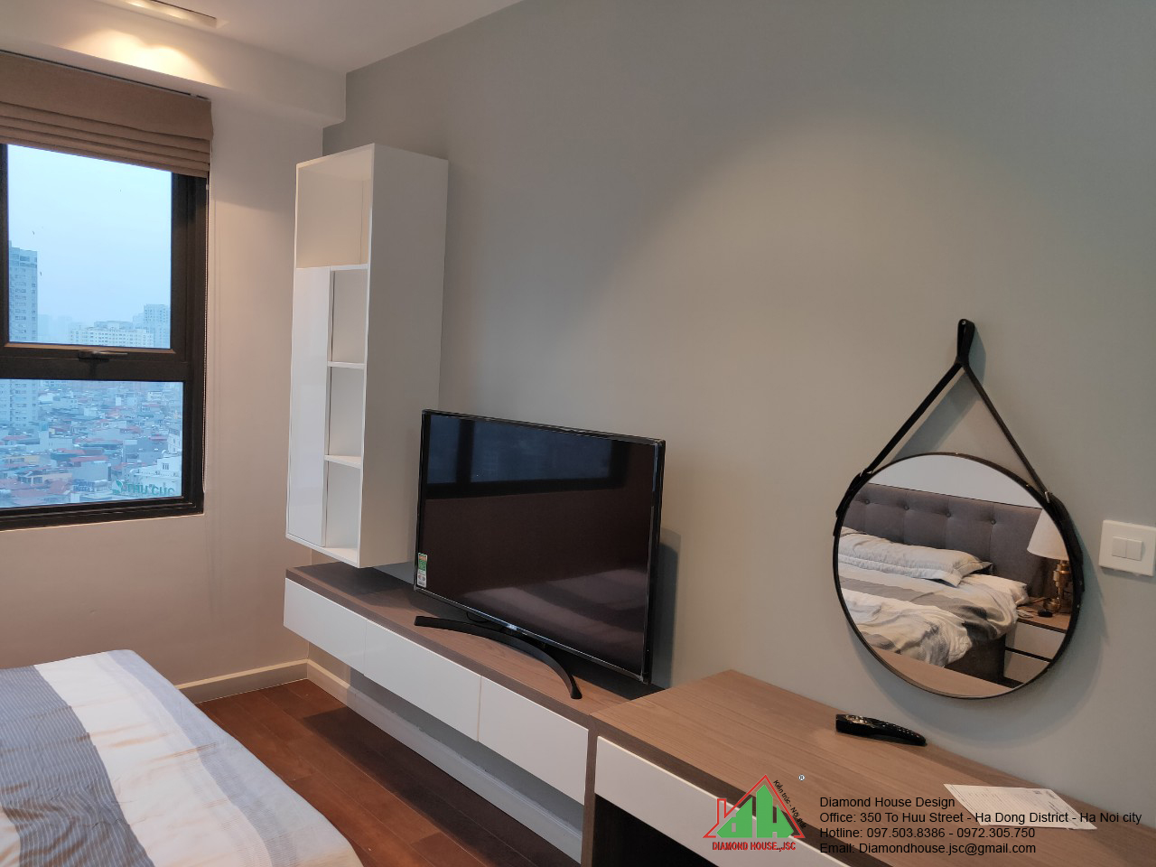 Thi công nội thất căn hộ 70m2