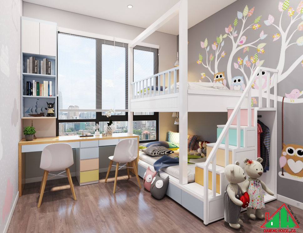 thiết kế chung cư đẹp căn hộ 70m2