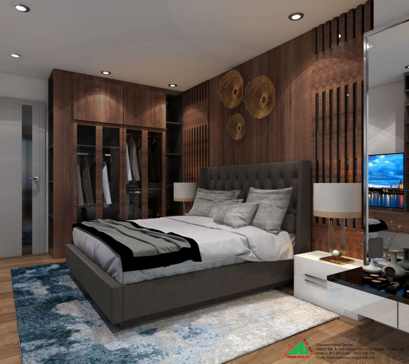 thiết kế chung cư đẹp căn hộ 110m2