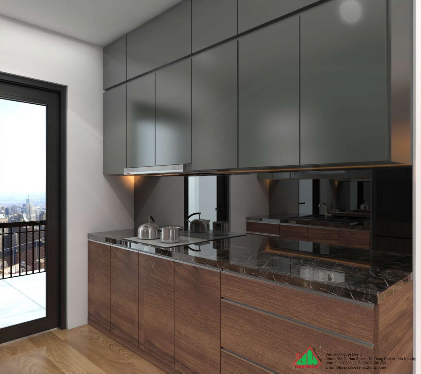 thiết kế chung cư đẹp căn hộ 110m2